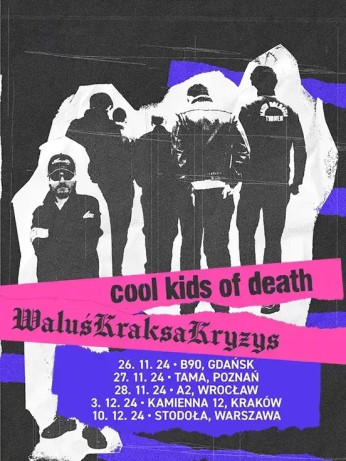 Warszawa Wydarzenie Koncert Cool Kids of Death + WaluśKraksaKryzys