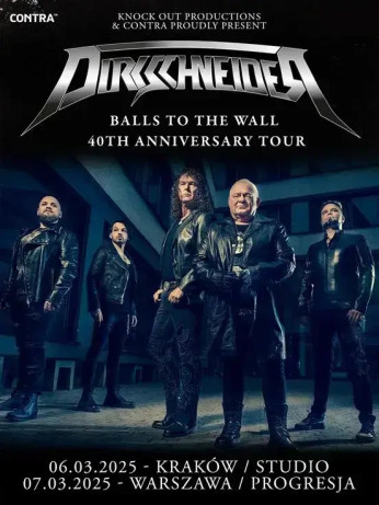 Warszawa Wydarzenie Koncert Dirkschneider "Balls To The Wall - 40th Anniversary Tour" + Crownshift + All For Metal