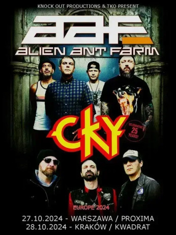 Warszawa Wydarzenie Koncert Alien Ant Farm + CKY + THE TREATMENT