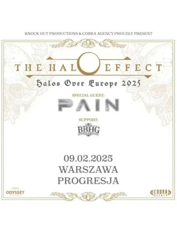 Warszawa Wydarzenie Koncert The Halo Effect + Pain + Bloodred Hourglass