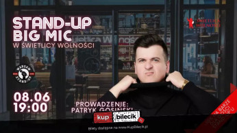 Warszawa Wydarzenie Stand-up Stand-up Big Mic - Warsaw Stand-up x Patryk Gosiński