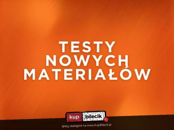 Warszawa Wydarzenie Stand-up Warszawa | Testy nowych materiałów