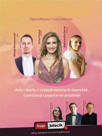 Mińsk Mazowiecki Wydarzenie Koncert Koncert z okazji Dnia Kobiet - Operetkowo i rozrywkowo - Barwy Miłości