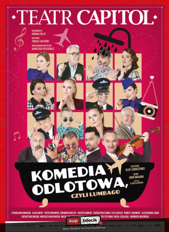 Warszawa Wydarzenie Spektakl Komedia odlotowa, czyli lumbago + Retro imprezka