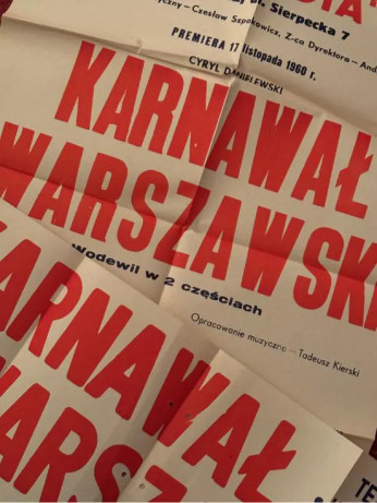 Warszawa Wydarzenie Spektakl Karnawał warszawski - spektakl sylwestrowy