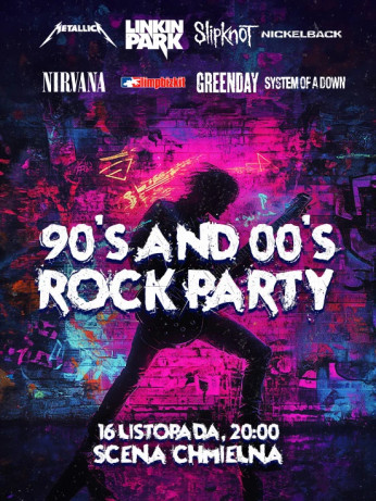 Warszawa Wydarzenie Koncert 90’s and 00’s Rock Party