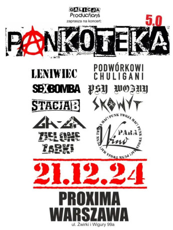 Warszawa Wydarzenie Koncert Pankoteka 5.0