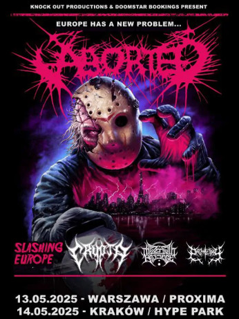 Warszawa Wydarzenie Koncert Aborted + Crypta + The Zenith Passage + Organectomy