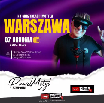 Warszawa Wydarzenie Koncert Koncert Pawła Motyla wraz z Zespołem