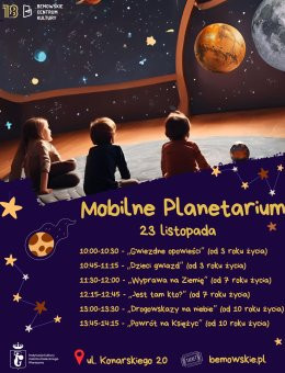 Warszawa Wydarzenie Inne wydarzenie Mobilne Planetarium Gwiezdne opowieści