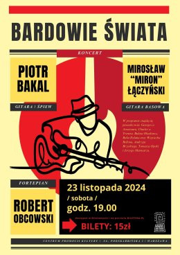 Warszawa Wydarzenie Koncert Koncert „Bardowie Świata”