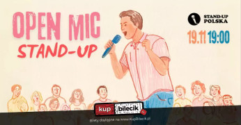 Warszawa Wydarzenie Stand-up Stand-up Open Mic w Resorcie / 3.12.2024 / g.19:00