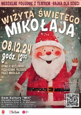 Warszawa Wydarzenie Inne wydarzenie Bajka dla dzieci "Wizyta Świętego Mikołaja" Teatr Wariacja