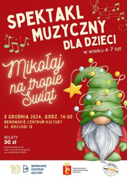 Warszawa Wydarzenie Inne wydarzenie „Mikołaj na Tropie Świąt” – Fundacja Cultura Animi