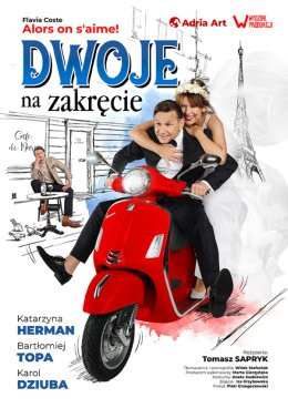 Warszawa Wydarzenie Spektakl Dwoje na zakręcie - Herman, Topa i Dziuba w komedii teatralnej