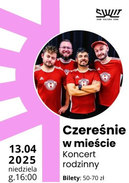 Warszawa Wydarzenie Inne wydarzenie CZEREŚNIE W MIEŚCIE - koncert rodzinny godz. 16:00