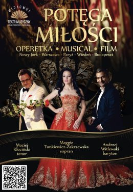 Otwock Wydarzenie Koncert POTĘGA MIŁOŚCI - operetka musical film - Nowy Jork - Warszawa - Paryż - Wiedeń - Budapeszt