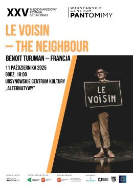 Warszawa Wydarzenie Spektakl „Le Voisin” | reżyseria: Benoît Turjman | Francja