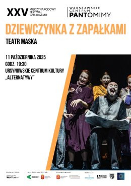 Warszawa Wydarzenie Spektakl „Dziewczynka z zapałkami” | Teatr Maska | Polska | reżyseria: Bartłomiej Ostapczuk