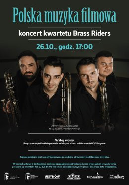 Warszawa Wydarzenie Koncert Brass Riders - Muzyka Filmowa