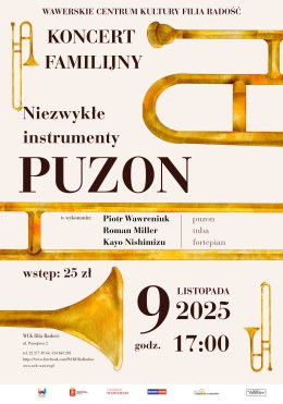 Warszawa Wydarzenie Koncert Koncert Familijny "Niezwykłe instrumenty - puzon"