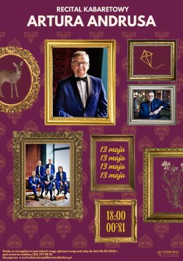 Warszawa Wydarzenie Kabaret Artur Andrus: Recital kabaretowy