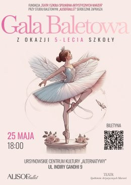 Warszawa Wydarzenie Koncert Noworoczna Gala Szkoły Alisofballet 2026