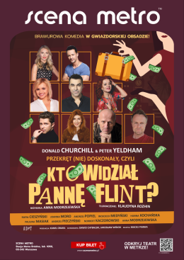 Otwock Wydarzenie Spektakl PRZEKRĘT (NIE) DOSKONAŁY, CZYLI KTO WIDZIAŁ PANNĘ FLINT?