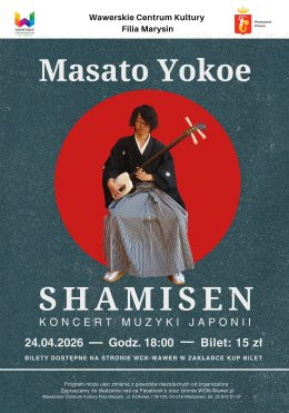 Warszawa Wydarzenie Koncert SHAMISEN muzyka Japonii