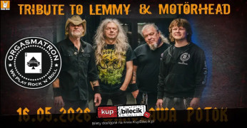 Warszawa Wydarzenie Koncert ORGASMATRON - Tribute to Lemmy & Motörhead + HELLHAIM | Warszawa 16.05.26