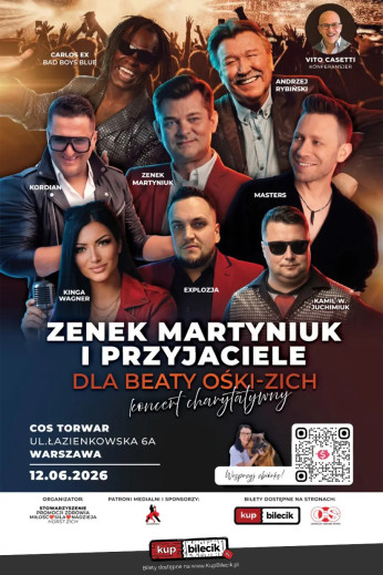 Warszawa Wydarzenie Koncert Koncert charytatywny dla Beaty Ośka-Zich