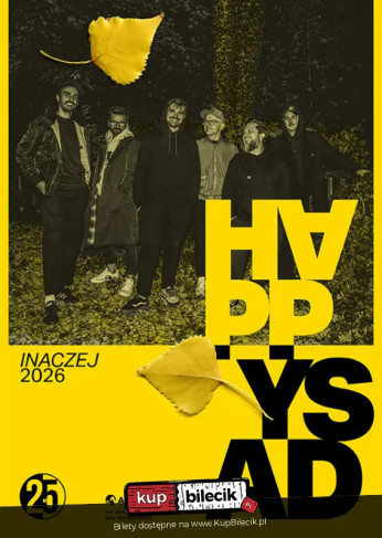Warszawa Wydarzenie Koncert Happysad Inaczej 2026 - 25 lat zespołu