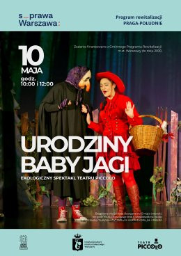 Warszawa Wydarzenie Inne wydarzenie Urodziny Baby Jagi - ekologiczny spektakl Teatru Piccolo