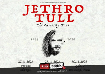Warszawa Wydarzenie Koncert Jethro Tull – „The Curiosity Tour” 2026 już tej jesieni w Polsce!