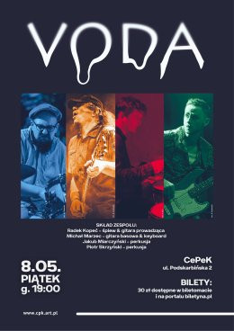 Warszawa Wydarzenie Koncert VODA – fusion-rock/prog-rock