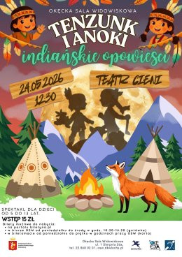 Warszawa Wydarzenie Spektakl Teatr cieni - Tenzunk i Anoki. Indiańskie opowieści