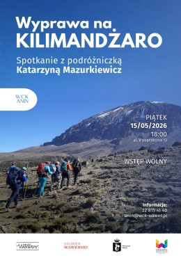 Warszawa Wydarzenie Inne wydarzenie Wyprawa na Kilimandżaro. Spotkanie z podróżniczką Katarzyną Mazurkiewicz