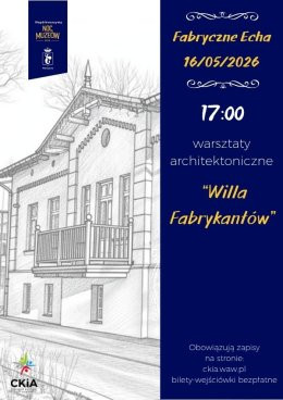 Warszawa Wydarzenie Inne wydarzenie Warsztaty architektoniczne.