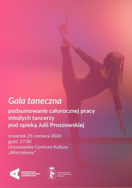 Warszawa Wydarzenie Inne wydarzenie „Gala taneczna” | podsumowanie całorocznej pracy młodych tancerzy pod opieką Julii Proszowskiej