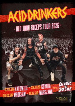 Warszawa Wydarzenie Koncert Acid Drinkers: OLD IRON BICEPS TOUR 2026