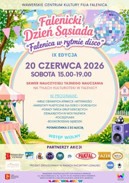 Warszawa Wydarzenie Inne wydarzenie Falenicki Dzień Sąsiada. IX edycja - Falenica w rytmie disco