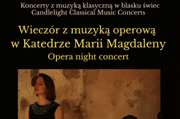 Opera intymnie-sopran, wiolonczela, blask świec