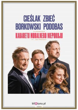 Marki Wydarzenie Kabaret Kabaret Moralnego Niepokoju - 100 procent (Cieślak, Zbieć, Borkowski, Podobas)