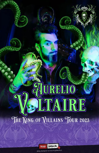 Warszawa Wydarzenie Koncert Aurelio Voltaire - The King of Villains Tour