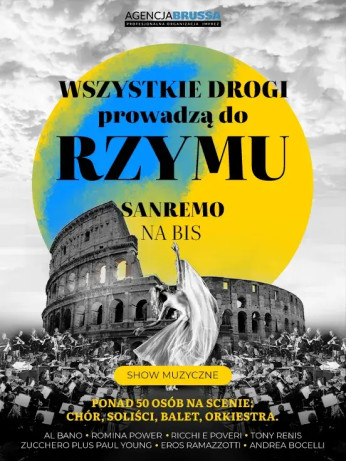 Warszawa Wydarzenie Koncert Wszystkie Drogi Prowadzą do Rzymu - Sanremo na Bis