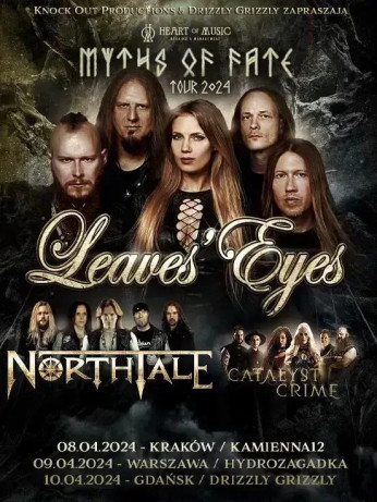 Warszawa Wydarzenie Koncert Leaves' Eyes + Northtale + Catalyst Crime