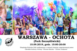 Warszawa Wydarzenie Festiwal Eksplozja Kolorów Holi - Warszawa Ochota 