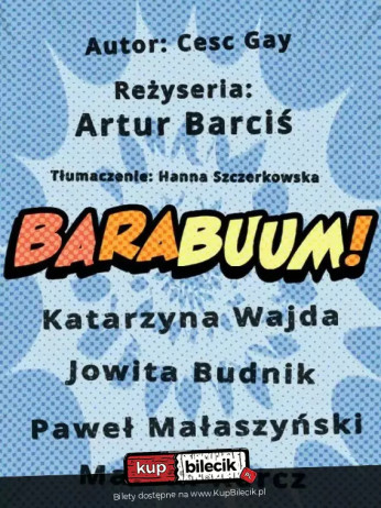 Warszawa Wydarzenie Spektakl Barabuum!