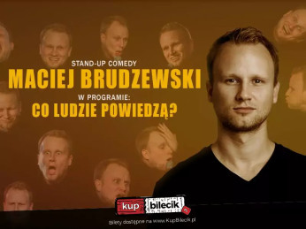 Mińsk Mazowiecki Wydarzenie Stand-up Maciej Brudzewski w nowym programie "Co ludzie powiedzą?"