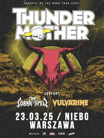 Warszawa Wydarzenie Koncert Thundermother - Goddess of the Road Tour 2025